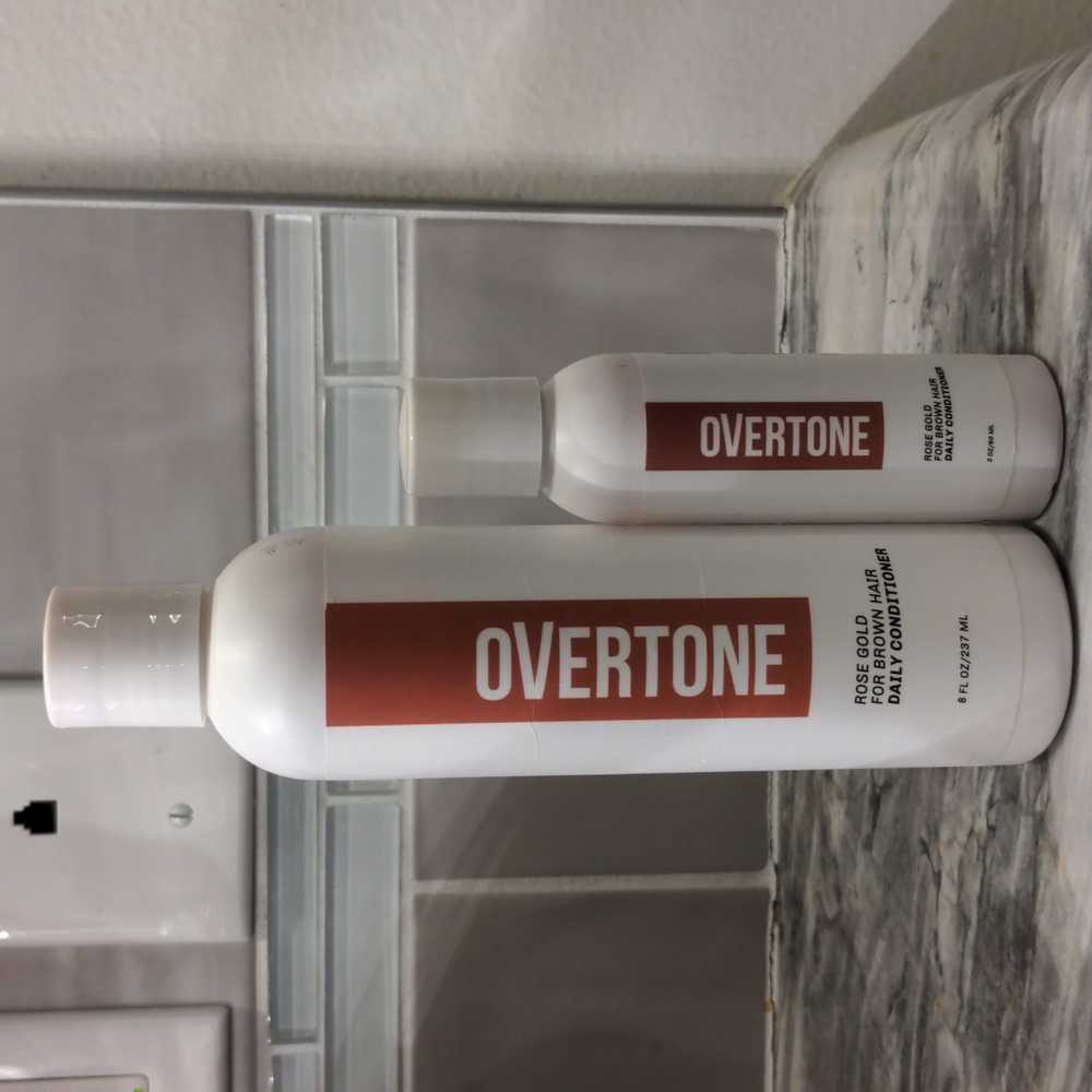 Overtone Rose Gold Conditioner Bundle